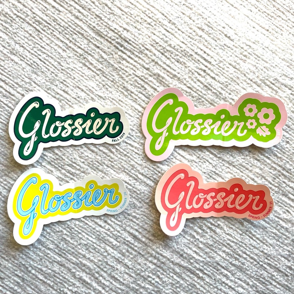 Glossier sticker bundle